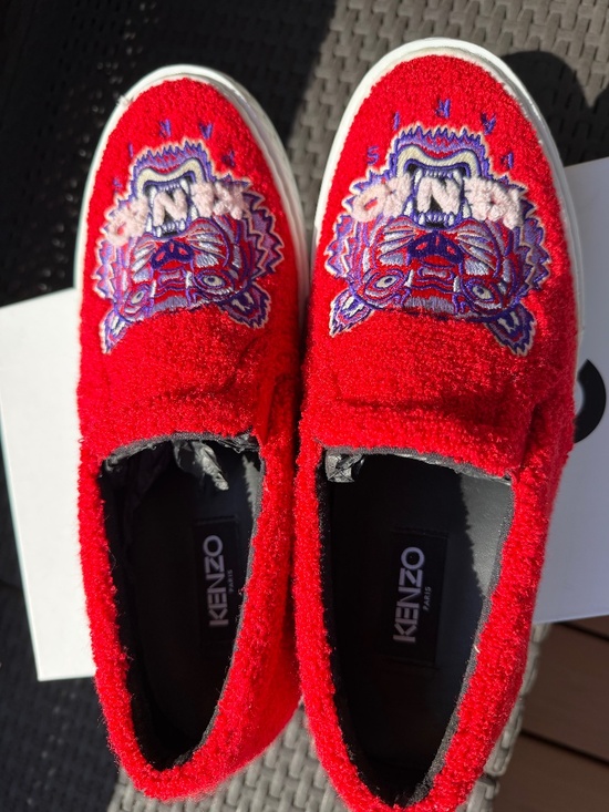 Kenzo Other - Kenzo K-Skate Tiger Head Towel Slip-On Sneakers